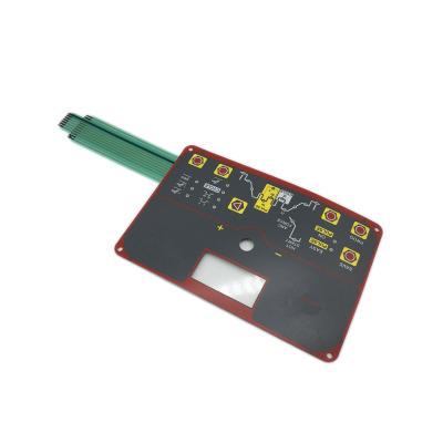 China Telecommunication Equipment Led Membrane Switches Show Printing Graphic Keyboard Overlay for sale