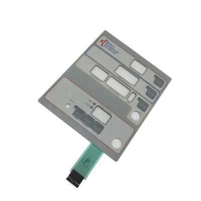 China Customized Waterproof Small Membrane Switch Sticker Waterproof Membrane Switch With LED for sale