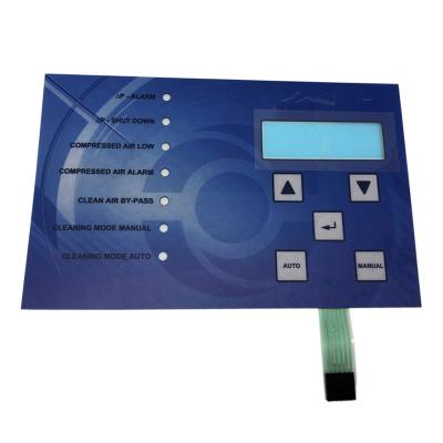 China Telecommunication Equipment Single Button Panel Waterproof Embossing On/Off Flex Led Keyboard Membrane Keypad Switch Manufacturers for sale