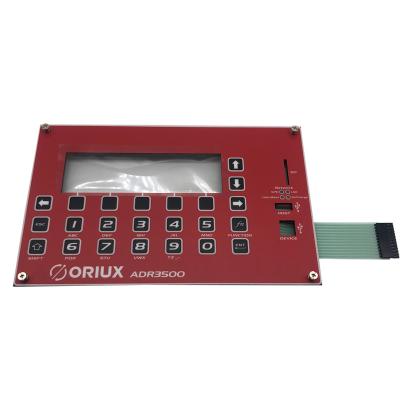 China Telecom Equipment Customized Aluminum Membrane Switch With Large Screen for sale