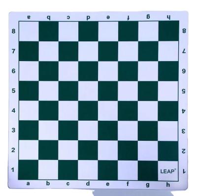 China Chinese Rubber VINYL Factory 20*20inch Chessboard for sale