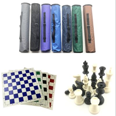 China Plastic Chess Canvas Tube Bag 21inch With Carry Handle for sale