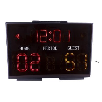 China Factory Price Semi-outdoor Wired Control Panel Basketball Digital Electronic Scoreboard for sale