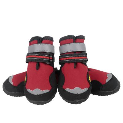 China Outdoor Viable Pet Shoes For Medium And Large Dogs Winter Wear-resistant Autumn Dog Shoes Waterproof for sale