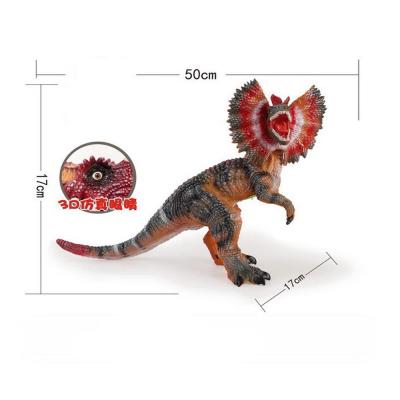 China Toy Cheap Educational Toys Cartoon Animal 3D Model Eye Rubber Dinosaur Set Toys For Children for sale