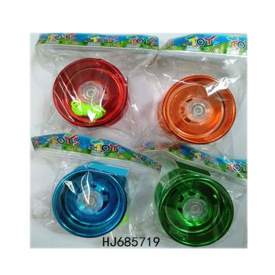 China Three Flashing Yoyo Ball High Quality Cheap Bearing Toys Customized Logo Alloy Metal Yoyo For Kids for sale