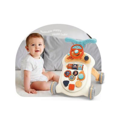 China Baby Toys Walkers Educational Walker Car For Baby Stroller Infant Simulation Steering Adjust Speed ​​Kids Learn Toys for sale