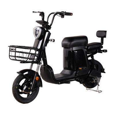 China ABS 14 Inch High Carbon Steel Plastic Electric Bike 3 Speed ​​Electric Bicycle City Ebike 48V 500W +all Steel Frame for sale