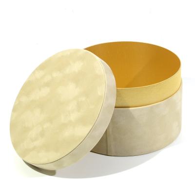 China P-sound Wholesale Recycled Materials Pilou Storage Box Jewelry Round Packing Box for sale