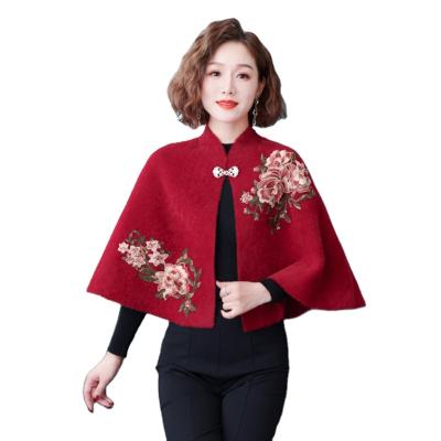 China Simple new fashion women's high quality embroidery thicken universal scarf for sale