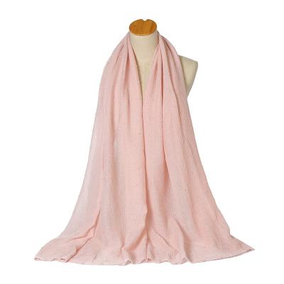 China Newest Cheap P-healthy Simple Bubble Towel Shawl Stitch Women Hijab Shawl With Tassel Hijab for sale