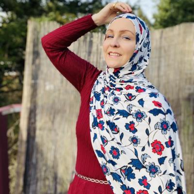 China Lady Headscarf Stretchable Printed Floral Tank Top Hijab Muslim Women's Light Scarf Soft Shawl Popular Wholesale Simple Pretty for sale