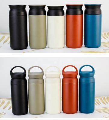 China New Design 350ml PORTABLE Stainless Steel Vacuum Flask With Handle for sale