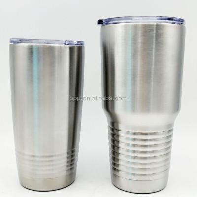 China Sustainable 30Oz Double Wall Customized Stainless Steel Rolling Tumbler With Non-Spilled Lid for sale