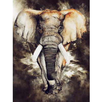 China Wholesale DIY Crystal Rhinestone Diamond Painting Animal Diamond Embroidery Elephant Decor For Bedroom Indoor Home for sale