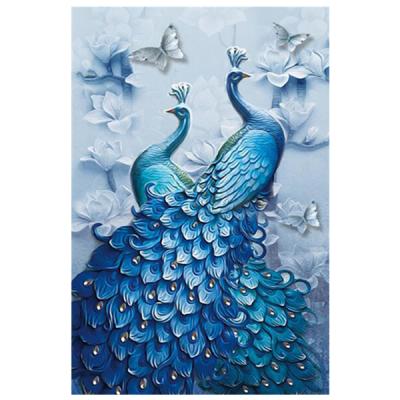 China HUACAN Wholesale Bird Diamond Peacock Diamond Painting Special Shaped Animal Embroidery Cross Stitch Decoration Art Kits for sale