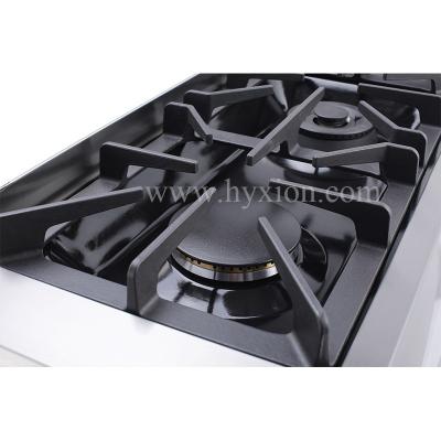 China Stainless Steel 48 Inch 6 Burners Stainless Steel Range Top / Gas Cooktop for sale