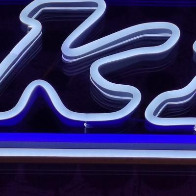 China Outdoor Wall Mounted Activity Neon Sign / Indoor Custom Letters Led Silicon Neon Sign for sale