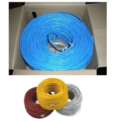 China Cable del cambio de la transmisión del alargamiento del 20%, material del conductor del cable OFC de Utp Cat6 en venta