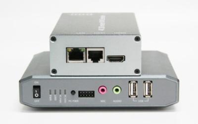 China 100m HDBaseT USB KVM Ergänzungs-Unterstützungs-USB-Tastatur/Maus, einzelnes Kabel Cat7 zu verkaufen