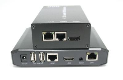 China Ethernet-Ergänzungs-Unterstützung RS232 und 4k UHD HDBaseT-Technologie-HDMI USB Kvm zu verkaufen