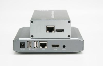 China Transmisor y receptor de Ethernet de la consola HDMI del USB KVM sobre CAT7 UTP 328-pie en venta