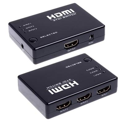 China Multifunction Switch 3 To 1 HDMI Switch Box With Infrared Function For Learning for sale