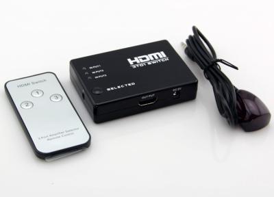 China 1080P 3 In 1 Out HDMI Switch Box With Key Press Switching Function And Intelligent Function for sale