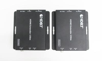 China Transmissor do prolongamento de Hdmi dos materiais do ferro com passagem da tevê do apoio 3D de KVM completamente à venda