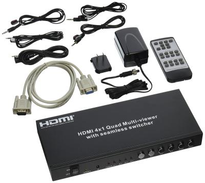 Chine changeur de la puissance 10W HDMI Matrix, changeur de Hd Matrix avec l'extérieur sans fil d'IR à vendre