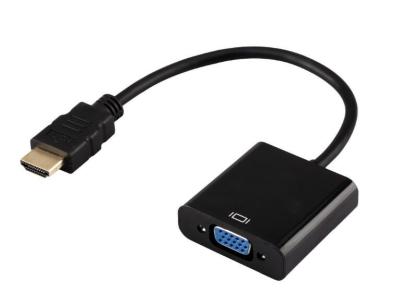 China Hdmi al cable del cambio de la transmisión del adaptador del convertidor del Vga con el varón del chipset a la hembra para el DVD TVAD de la PC en venta