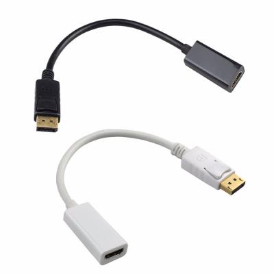 China Foil Shielding Displayport Adapter Cable , Small Shell DP To HDMI Adapter Automatic Transmission Cable for sale