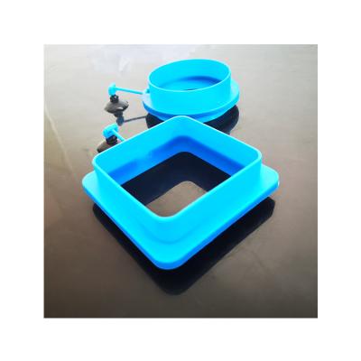 China Sustainable Plastic Aquarium Square Feeding Fixed Point Floating Circle Feeding Ring for sale