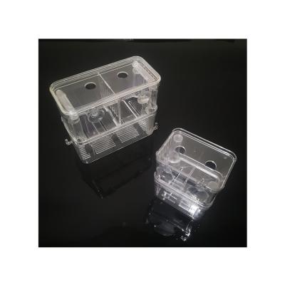 China Viable Tank Isolation Fish Fry Spawner Aquarium Breeding S Size Hatching Area for sale