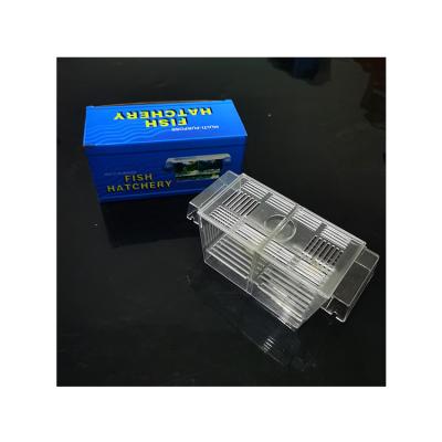 China Viable Plastic Tank Hatching Transparent Aquarium Juvenile Fish Breeding Box for sale