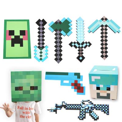 China Fuuny Combined Mine Craft Foam Sword Pickaxe Mine Craft Set Toys for sale