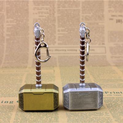 China Thor's Hammer Perfect Quality Game Thor's Hammer 100mm Keychain Souvenir Marvel Avengers Hammer for sale