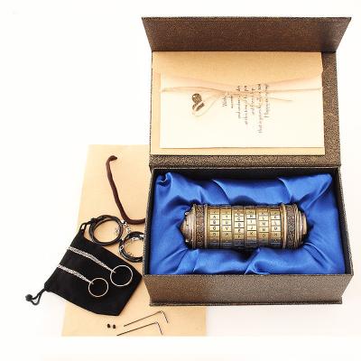 China Promotional Cryptex DA Vinci Code Puzzle Decoration/Gift/Box With Ring Commemorate Valentine's Day Birthday Gift Romantic Mystery for sale