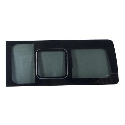 China Factory outlets of glass and aluminum alloy 2014 back window car sliding windows with black fram glass for sale