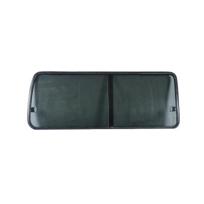 China With Factory Outlets 94-99 Van Back Window Car Rubber Black Glass Sliding Windows With Frame for sale