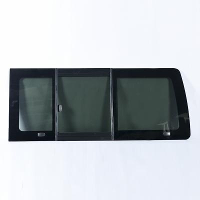 China Factory outlets of glass and aluminum alloy 2005 back window car sliding windows with black fram glass for sale