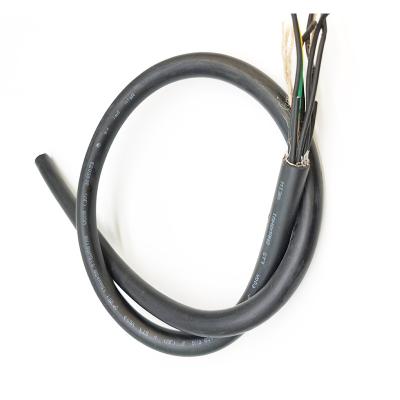 China Heavy Duty A.W.G. 12 Filler Cable 3 Core SOOW Industrial Rubber Flexible Cable Heat Resistant Oil for sale