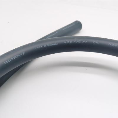 China H05RN-F H07RN-F 120mm2 Insulation Rubber Rubber Jacket Welding Cable for sale