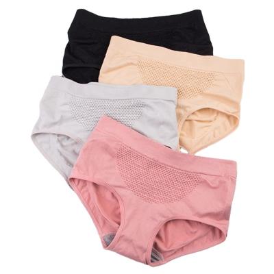 China Mid Rise Women's Antibacterial Nylon Breathable Underwear Plus Size Underwear Women's Seamless Women's Panties for sale