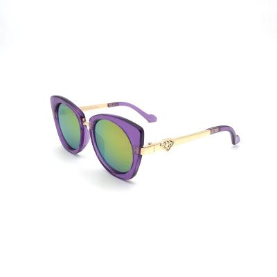 China 2021 purple children's sunglasses cute fashion children's sunglasses zinc alloy sunglasses for sale