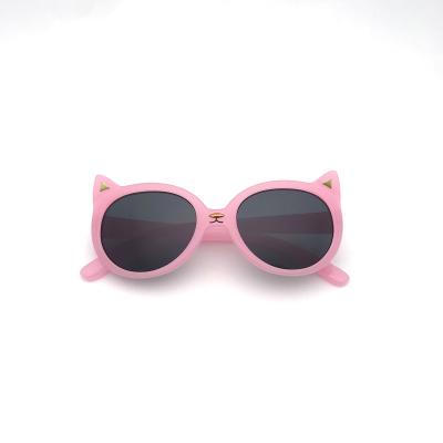 China Cute cat-shaped sunglasses of the color hot children's fashion sunglasses sales sunglasses for sale