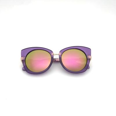 China Beautiful baby sunglasses fashion purple children's sunglasses for sale