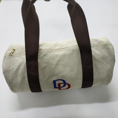 China Folding Factory direct sales of large capacity multi-color custom LOGO linen travel tote bag for sale