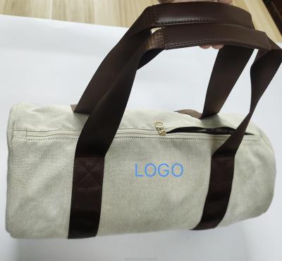 China Folding Factory direct sales large capacity multi-color customized LOGO canvas travel tote for sale