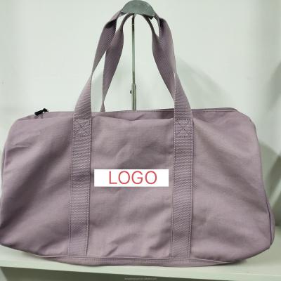 China Folding Factory direct sales large capacity multi-color customized LOGO canvas travel tote for sale